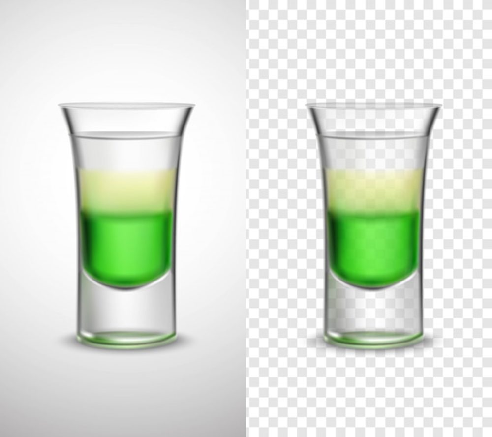 流光溢彩 酒精饮料彩色玻璃器皿与透明横幅的艺术交融